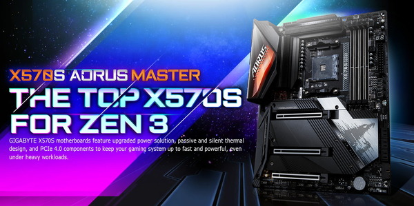 GIGABYTE X570S AORUS MASTER_top