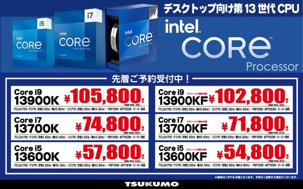 Intel 13th-Gen RaptorLake-S_price_in-Japan