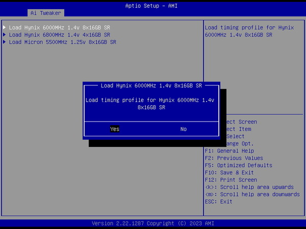 ASUS Pro WS W790-ACE_memory-OC-preset