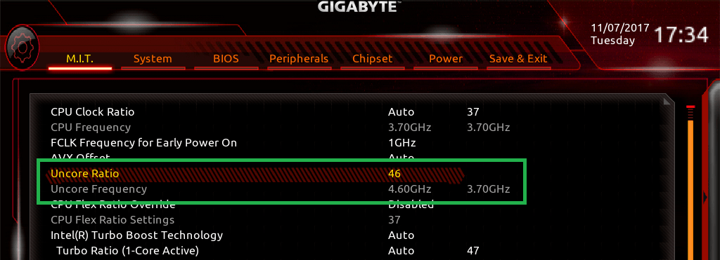 GIGABYTE Z370 AORUS Gaming 7_BIOS_OC_5