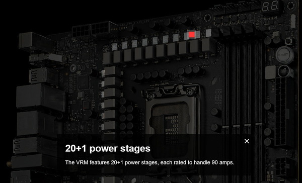 ASUS ROG MAXIMUS Z690 HERO_VRM