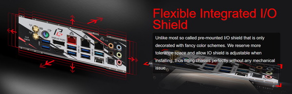 ASRock Flexible Integrated IO Shield