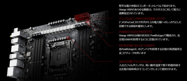 ASUS ROG RAMPAGE VI EXTREME Omega_VRM