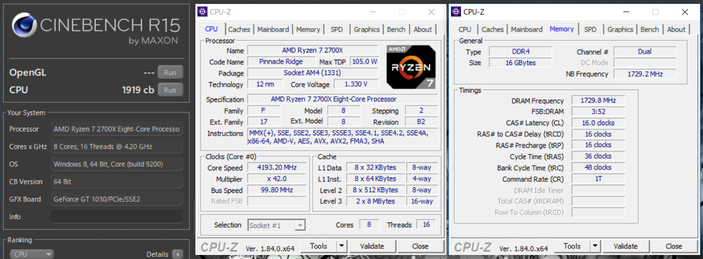 ASUS ROG STRIX X470-F GAMING_OC test_cine