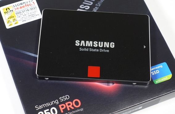 SamsungのSATA SSDフラッグシップ「850 PRO SSD 256GB」をレビュー