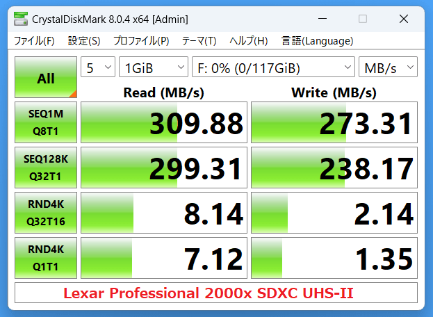 Lexar Professional 2000x SDXC UHS-II_CDM8