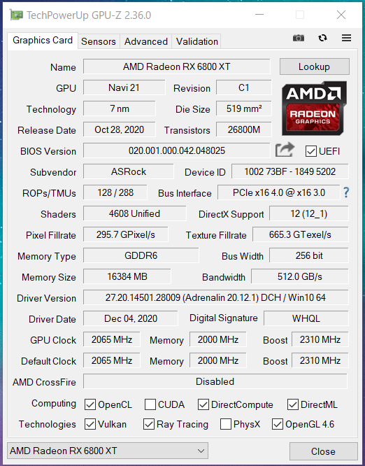 ASRock RX 6800 XT Phantom Gaming D 16G OC_GPU-Z (1)