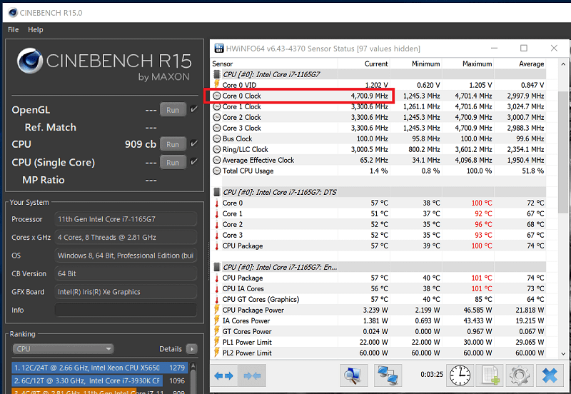 Surface Pro 7+_Core i7 1165G7_Clock_1core-boost