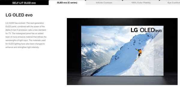 LG OLED C2_OLED Evo