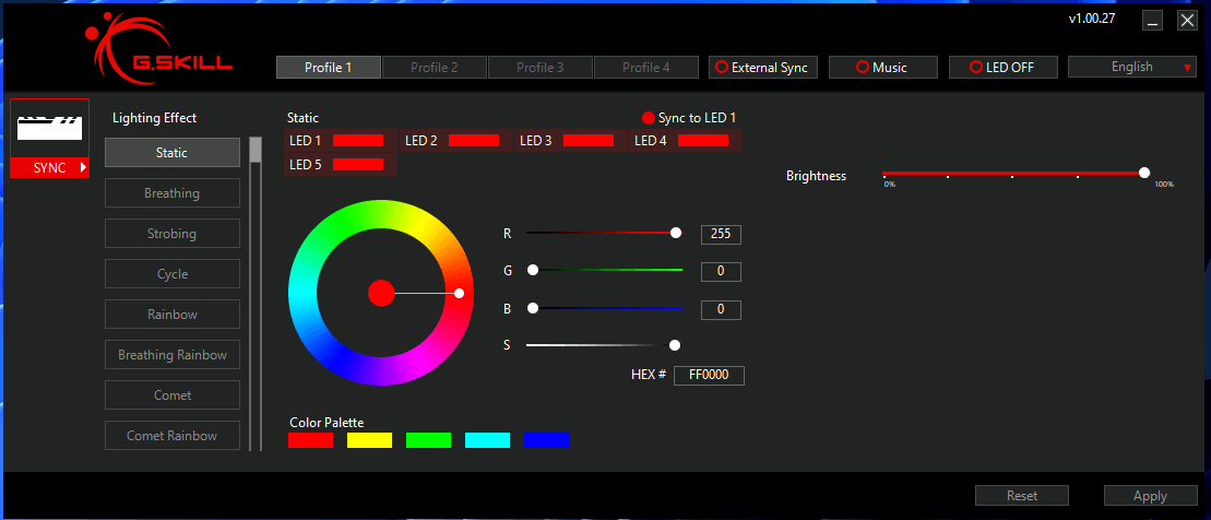 Trident Z Lighting Control_4