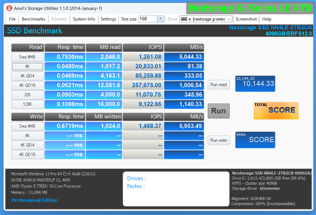 Nextorage G-Series LE 4TB_Anvil