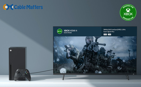 Cable Matters Active 8K HDMI Fiber Optic Cable_Designed For Xbox