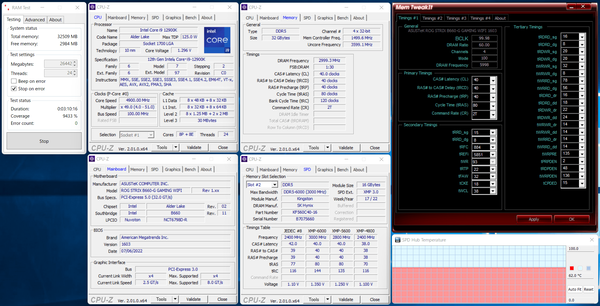 ASUS ROG STRIX B660-G GAMING WIFI_12900K_mem_6000_C40_sk