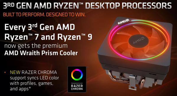 AMD Ryzen 3rd Wraith Prism