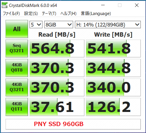PNY SSD 960GB_CDM