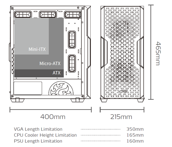 XPG STARKER AIR_dimension