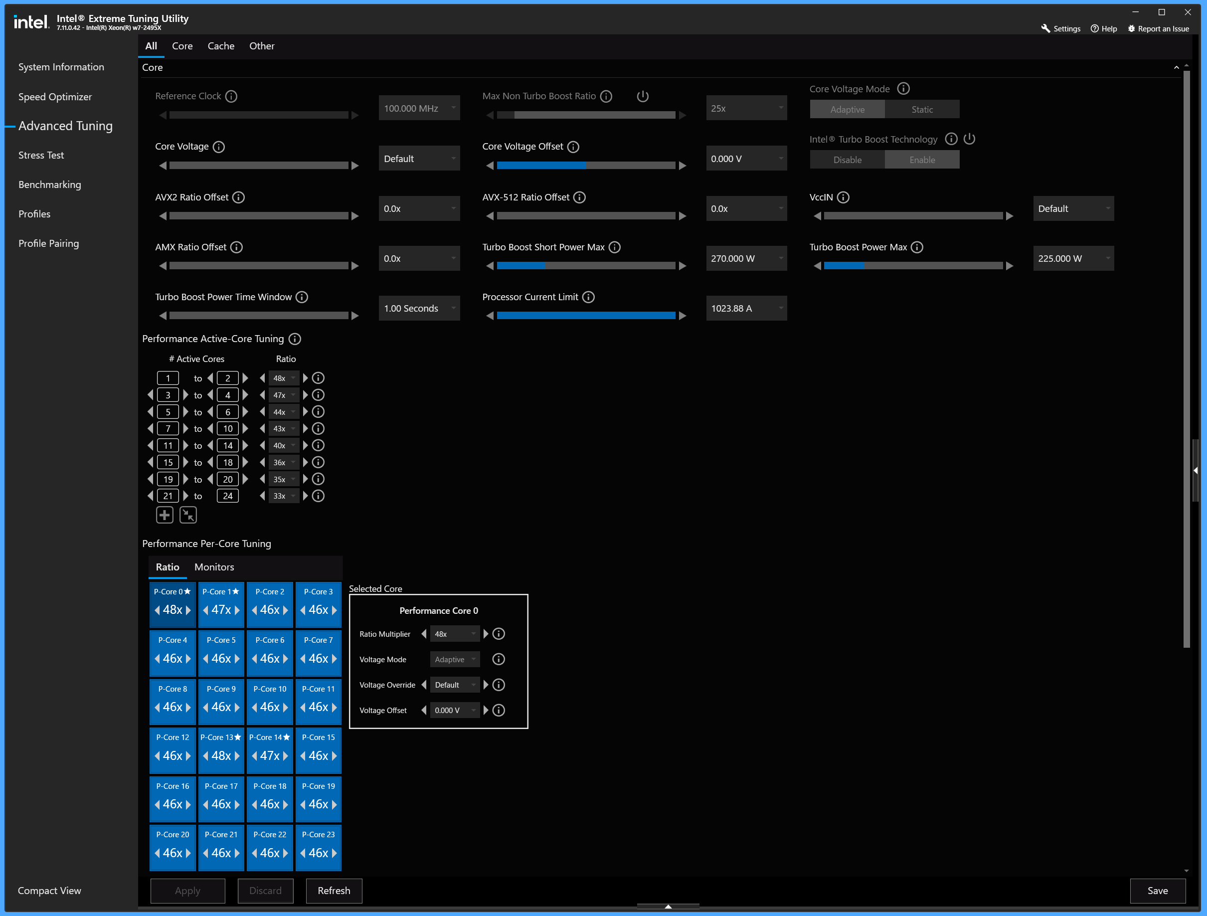 Intel Xeon w7-2495X_XTU