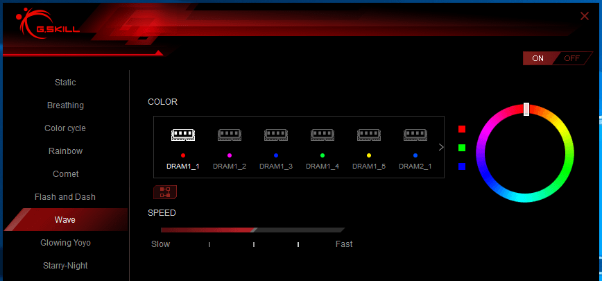 Trident Z RGB Control_wave