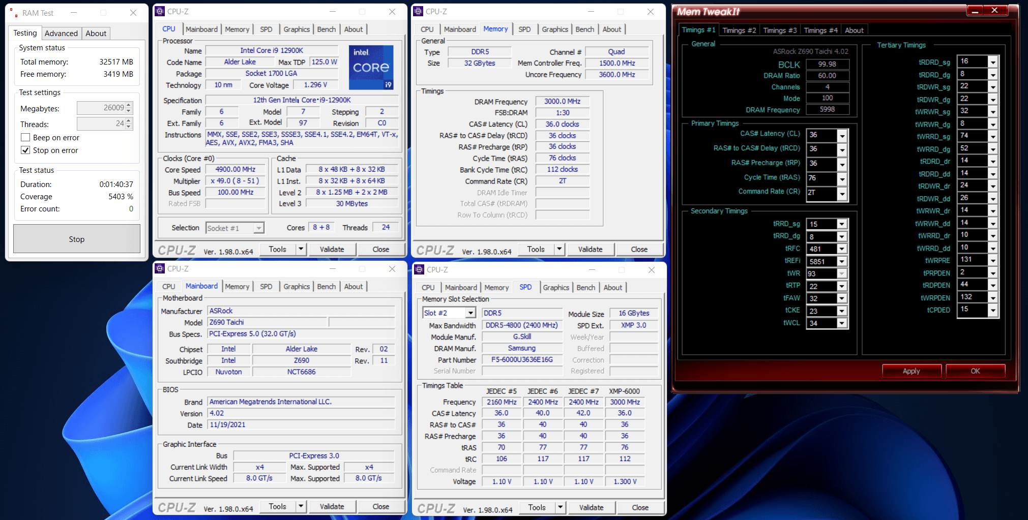 F5-6000U3636E16GX2-TZ5RS_6000_C36_ASRock_ramtest