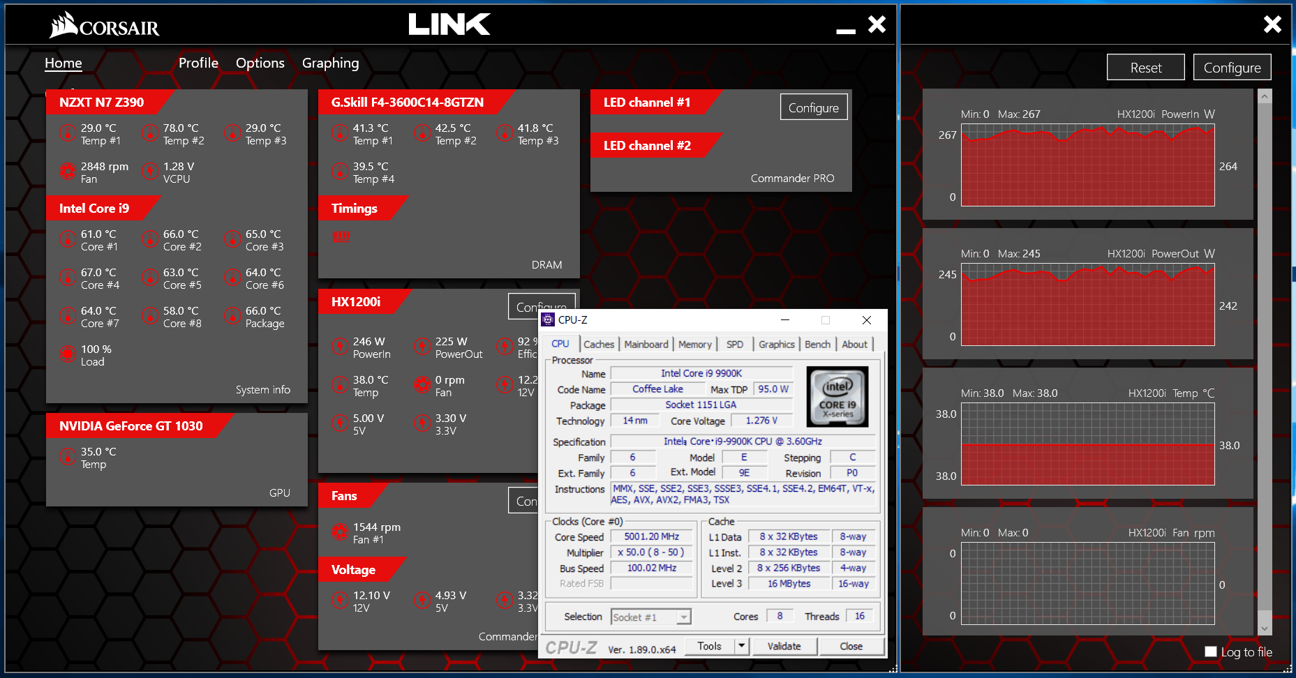NZXT N7 Z390_OC Test_power