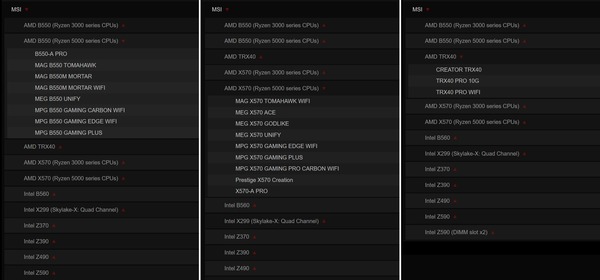 G.Skill Trident Z Neo F4-3600C16Q-64GTZN_QVL