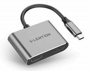 LENTION USB Type-C to HDMI＆DisplayPort 変換アダプター