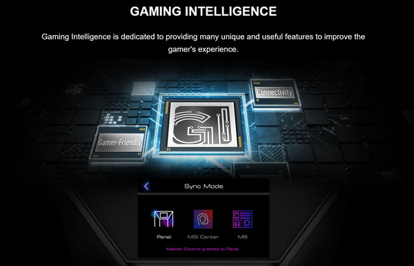 MSI MEG PROSPECT 700R_Gaming Intelligence Touch-Panek