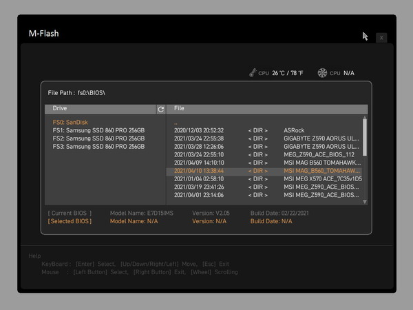 MSI MAG B560 TOMAHAWK WIFI_BIOS_6