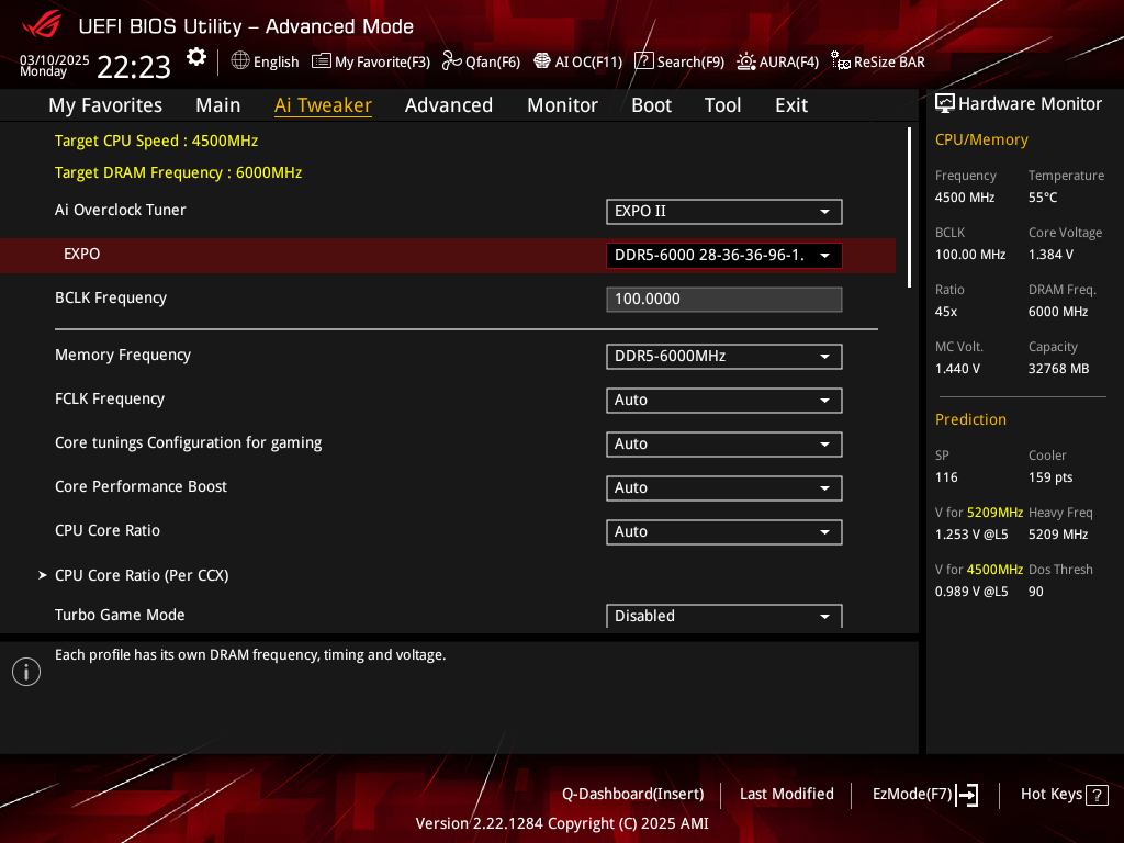 ASUS ROG STRIX X870-I GAMING WIFI_BIOS_Test