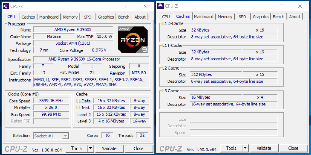 AMD Ryzen 9 3950X_CPU-Z