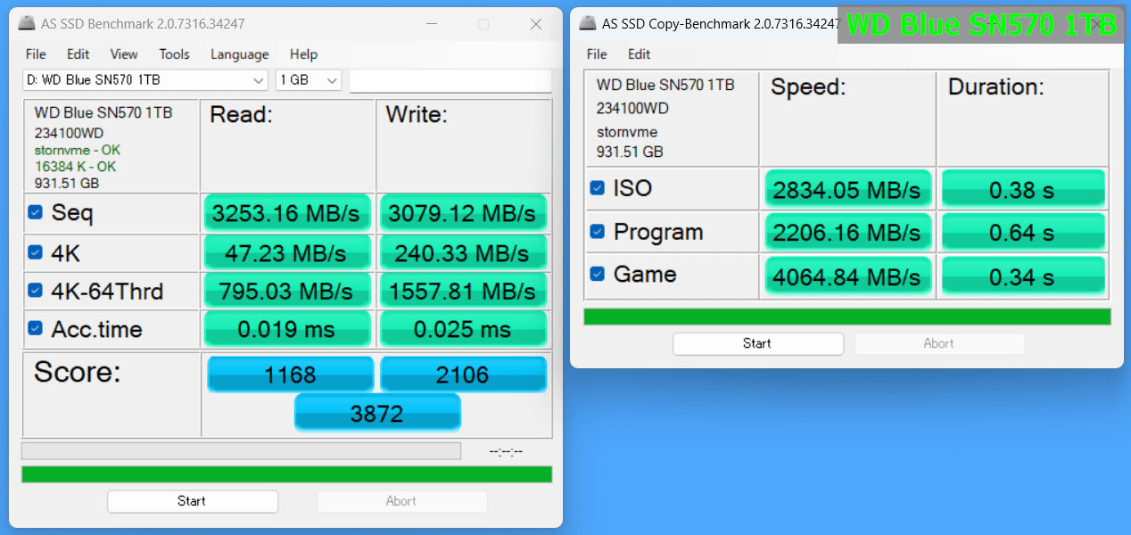 WD Blue SN570 1TB_AS_1GB