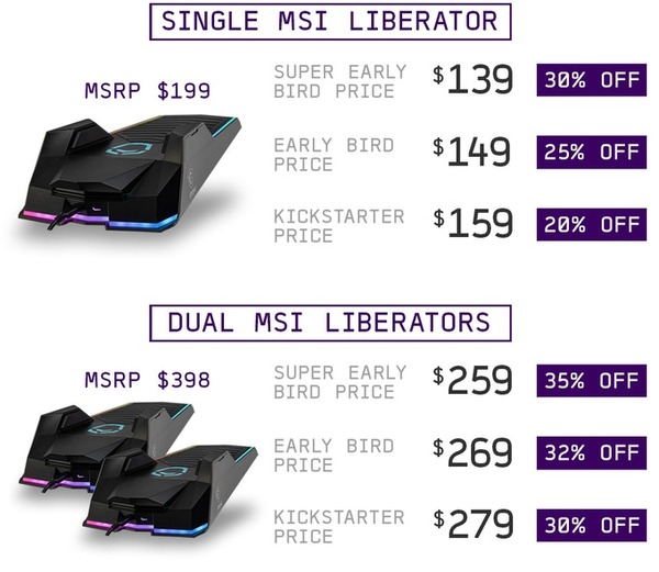 MSI Liberator__price