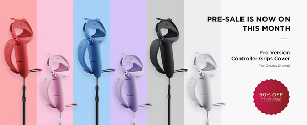 Top Version Controller Grips Cover for Oculus Quest 2