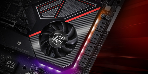 ASRock X570 PG Velocita_PCH-Fan