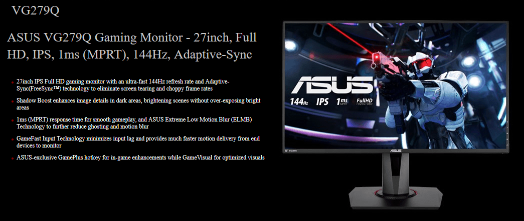 ASUS VG279Q_top