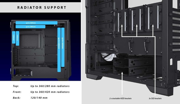 Phanteks Eclipse P500A_spec