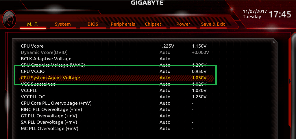 GIGABYTE Z370 AORUS Gaming 7_BIOS_OC_15
