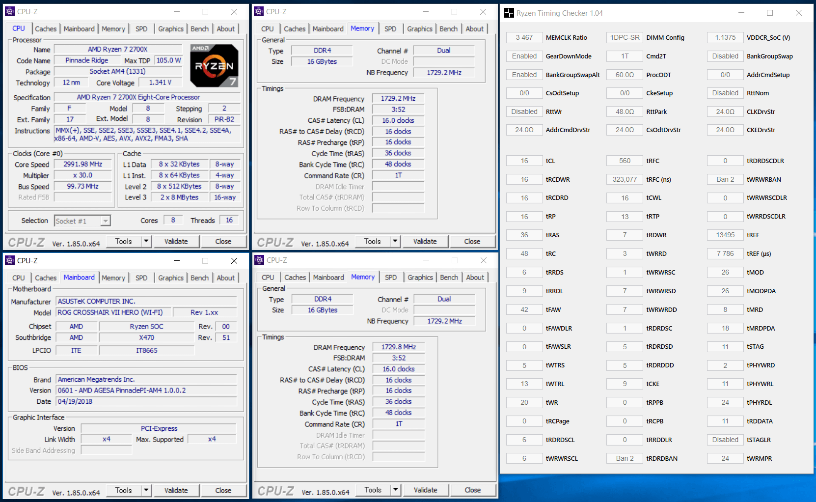 ASUS ROG CROSSHAIR VII HERO (Wi-Fi)_OC Test_mem_1