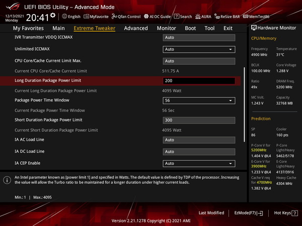 Core i9 12900K_BIOS_PL