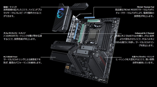 MSI MPG X670E CARBON WIFI_Cooler