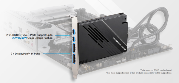 ASUS USB4 PCIE GEN4 CARD_connection