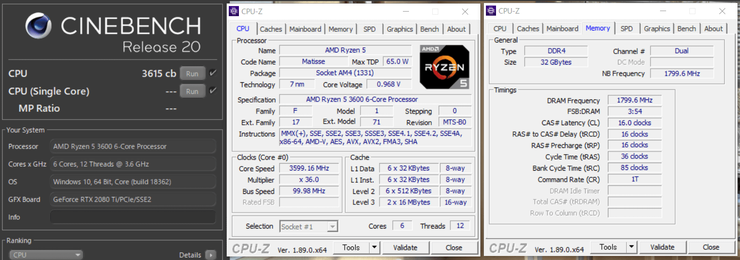 AMD Ryzen 5 3600_cinebench-R20