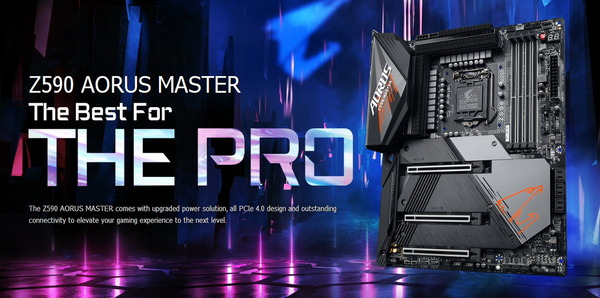 GIGABYTE Z590 AORUS MASTER_top