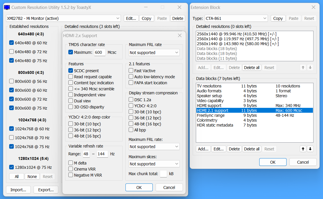 Xiaomi G Pro 27i_HDMI2.1_Spec