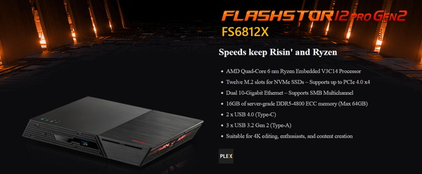 ASUSTOR FLASHSTOR 12 Pro Gen2 (FS6812X)_top