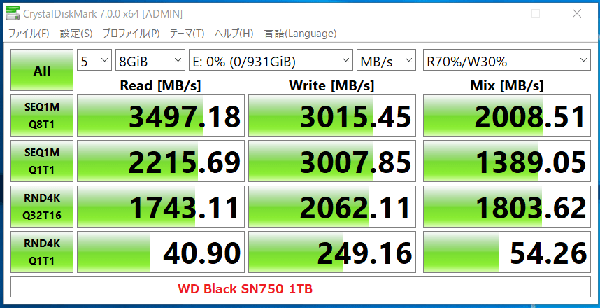 WD Black SN750 1TB_CDM7