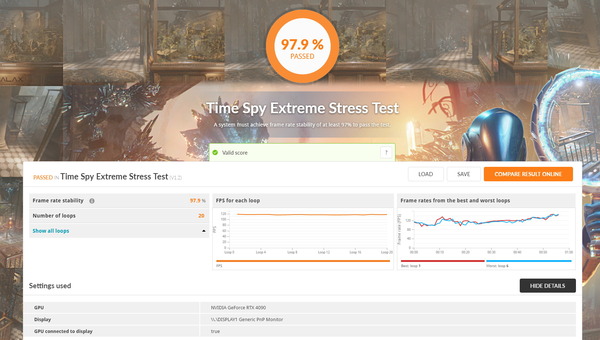 ASUS ROG Strix GeForce RTX 4090 OC_Stress_TS