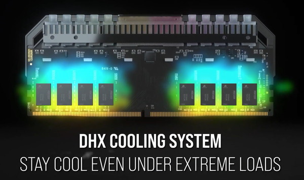 CORSAIR DOMINATOR PLATINUM RGB DDR5_DHX Cooling Technology