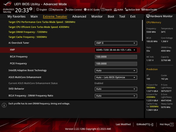 KF572C38RWAK2-32_13900K_ASUS_BIOS