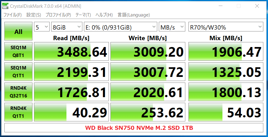 WD Black SN750 1TB_CDM7